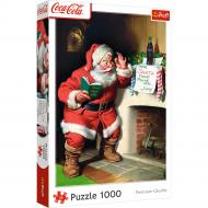 Пазлы Trefl 1000 Lic Coca-Cola Санта у камина 10922 Пазлы Trefl 1000 Lic Coca-Cola Санта у камина 10922