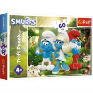 Пазлы Trefl 60 The Smurfs Заколдованный лес 17401 Пазлы Trefl 60 The Smurfs Заколдованный лес 17401