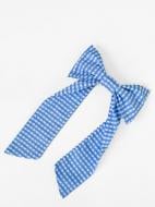 Зажим для волос MISO accessory бант голубая клетка