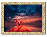 Картина Фламинго на озере 41x31 см Hotel Arizona HD 1 GOLDEN FR-6302043810-FLAM-12x1