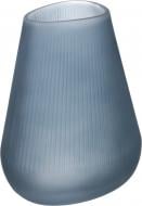 Ваза стеклянная Matt 18 см синяя VA4289-18MBA