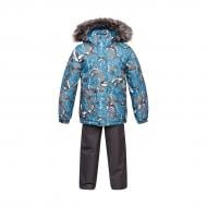 Комплект детской одежды для мальчиков HUPPA Dante 1 рост 128 бирюзово-зеленый с принтом/темно-серый 41930130-13366-128