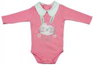 Полукомбинезон для девочки Danaya с вышивкой р.68 розовый ЗО20-70