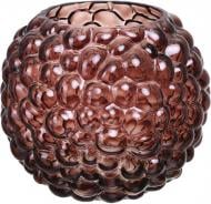 Ваза стеклянная Bubbles 17 см шоколадная VA5865-20CAP