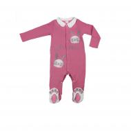 Человечек Danaya с вышивкой р.62 розовый ЗО20-72