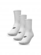 Шкарпетки 4F SOCKS CAS M280 (3PACK) 4FWMM00USOCM280-10S р.43-46 білий