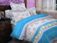 Комплект постельного белья 1,5-спальный 72-219-003 синий Оселя