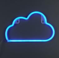 Неоновая вывеска Luna LUDS-NEO-31 Хмаринка 300x190 мм голубой/теплый белый