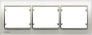 Рамка трехместная Siemens Mega горизонтальная белый/перламутровый G-22003-PE