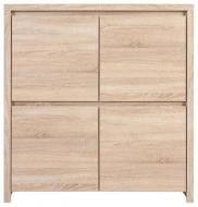 Шкафчик BRW Україна KOM 4D Kaspian дуб сонома