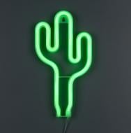 Неоновая вывеска Luna LUDS-NEO-36 Кактус зеленый