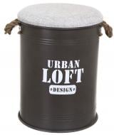 Бочка для хранения Urban Loft темно-серая 40х55.5 см YA11399greyL