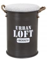 Бочка для хранения Urban Loft темно-серая 33.5х50 см YA11399greyM