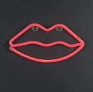 Неоновая вывеска Luna LUDS-NEO-38 Губи красный