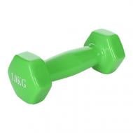 Гантель M 0289-GR 1 кг зеленый