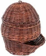 Корзина Natural House для хранения овощей и фруктов темная 34 см