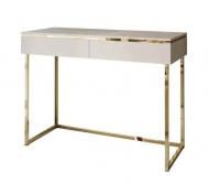 Столик туалетный FRISCO Аврора 2ш 1020х790х440 мм золотистый / кашемир