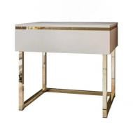 Тумба прикроватная FRISCO Аврора 480x450x380 мм золотой/бежевый