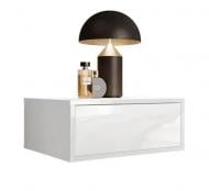 Тумба прикроватная FRISCO Бланко 450x200x370 мм белый глянец/белый глянец