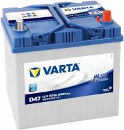 Аккумулятор автомобильный Varta D47 60Ah 540A 12V «+» справа (560410054)