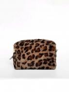 Косметичка MISO accessory хутро Темний Лео