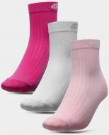 Носки 4F 4FJSS22USOCF034-90S р.36-38 розовый/белый/светло-розовый 3 шт. Носки 4F 4FJSS22USOCF034-90S р.36-38 розовый/белый/светло-розовый 3 шт.