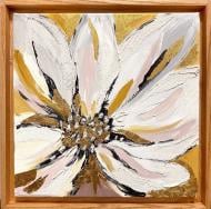 Картина "White flower" Пташнік Наталія 40x40 см AB Gallery Kyiv