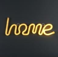 Неоновая вывеска Luna LUDS-NEO-42 Home теплый белый