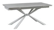 Стол обеденный Prestol Рим 1600(2400)x900x750мм белый/белый