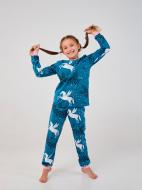 Пижама детская для девочек Smil 104692 р.128 зеленый