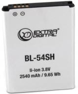 Аккумулятор EXTRADIGITAL для LG Optimus G3s D724 (BL-54SH) 2540 мА/ч (BML6416)