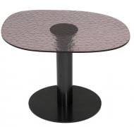 Стол журнальный Prestol Малибу 430x600x434 мм черный/ коричневый