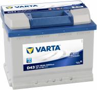 Акумулятор автомобільний Varta Blue Dynamic D43 60Ah 540A 12V «+» ліворуч (560127054)