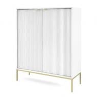 Комод FRISCO Нова 2д 1040x1250x390 мм золотой/белый