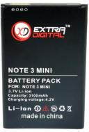 Аккумулятор EXTRADIGITAL для Samsung Galaxy Note 3 mini 3100 мА/ч (BMS1161)
