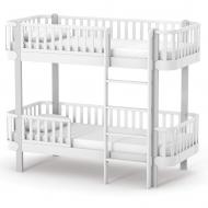 Кровать двухъярусная Veres Монако 80x190 см бело-серый