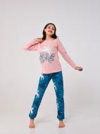 Пижама детская для девочек Smil 104736 р.152 розовый с рисунком
