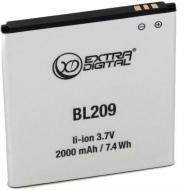 Аккумулятор EXTRADIGITAL для Lenovo BL209 2000 мА/ч (BML6372)