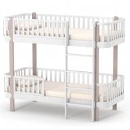 Кровать двухъярусная Veres Монако 80x190 см капучино/белый