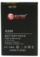 Аккумулятор EXTRADIGITAL для Samsung SGH-X208 750 мА/ч (BMS6338)