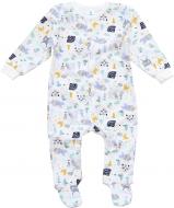 Комбинезон унисекс Minikin 201480180 р.80 молочный с рисунком