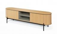 Тумба под ТВ FRISCO Ротто 2д 2000x570x460 мм черный/дуб