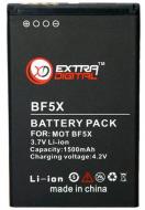 Аккумулятор EXTRADIGITAL для Motorola BF5X 1500 мА/ч (BMM6255)