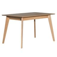 Стол обеденный Prestol Милан 1100(1400)x700x750мм дуб/дуб