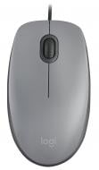 Мышь Logitech проводная M110 Silent Corded mid grey (910-006760)