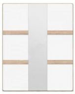 Шкаф BRW Україна 3D Liberty дуб сонома/белый глянец