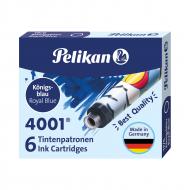 Набор картриджей 4001 синий 338244 Pelikan 6 шт.