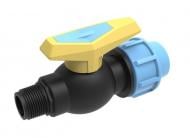 Кран шаровой SantehPlast D 40 ЗН 11/4'' (PP)