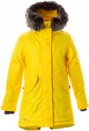 Куртка-парка для девочки HUPPA Vivian р.128 желтый 12490020-70002-128