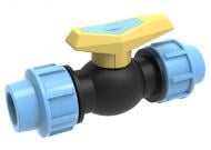 Кран шаровой SantehPlast D 40 ЗЗ (PP)